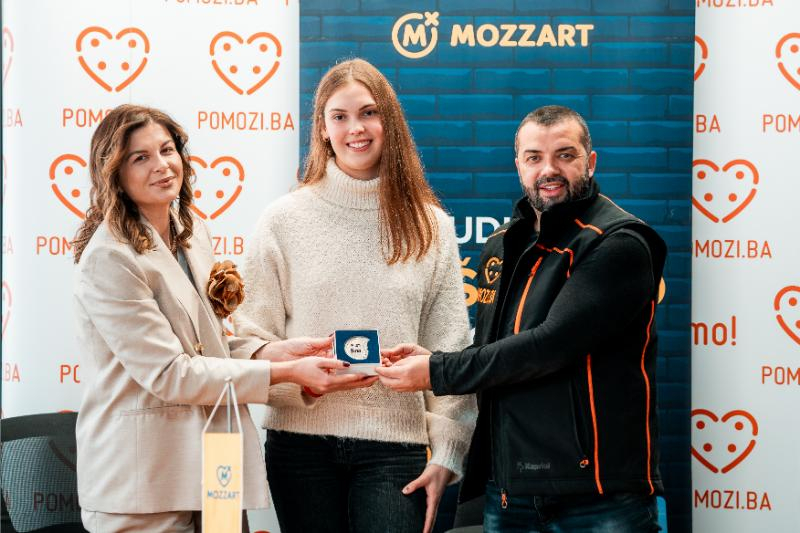 Bronza Lane Pudar, uz Mozzart i Pomozi.ba, postaje Medalja humanosti